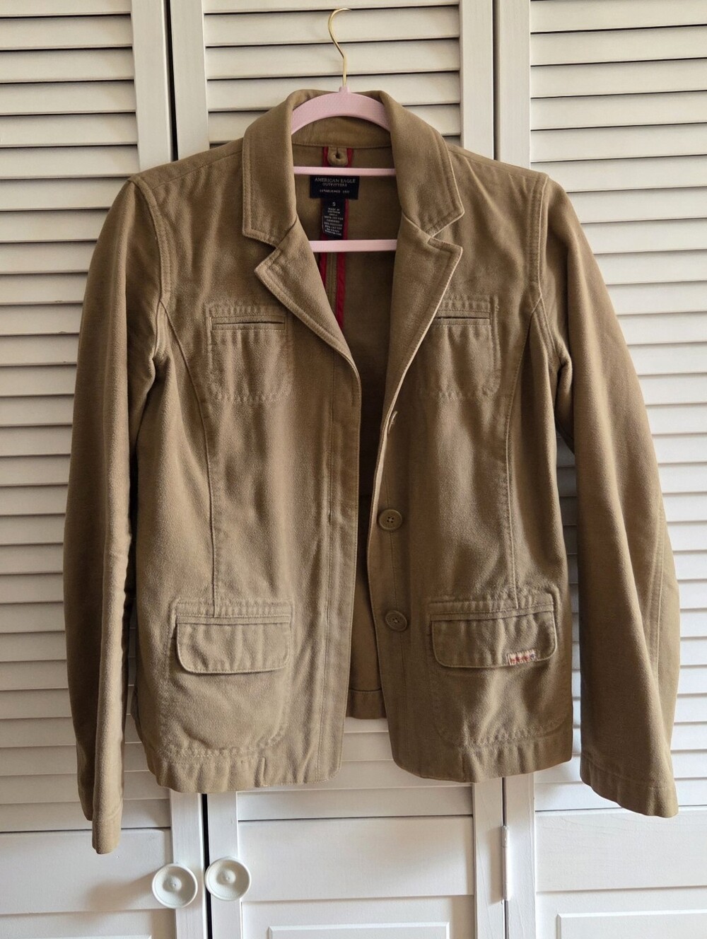 American Eagle Vintage Cotton Blazer Jacket S